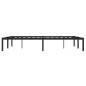 vidaXL Bettgestell Metall Schwarz 135x190 cm vidaXL Bettgestell Metall Schwarz 135x190 cm
