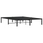 vidaXL Bettgestell Metall Schwarz 135x190 cm vidaXL Bettgestell Metall Schwarz 135x190 cm