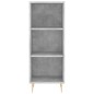 vidaXL Highboard Betongrau 34,5x34x180 cm Holzwerkstoff vidaXL Highboard Betongrau 34,5x34x180 cm Holzwerkstoff