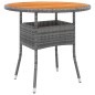 vidaXL 5-tlg. Garten-Essgruppe Poly Rattan Grau vidaXL 5-tlg. Garten-Essgruppe Poly Rattan Grau
