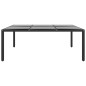 11-tlg. Garten-Essgruppe Poly Rattan Schwarz 11-tlg. Garten-Essgruppe Poly Rattan Schwarz