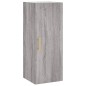 vidaXL Highboard Grau Sonoma 34,5x34x180 cm Holzwerkstoff vidaXL Highboard Grau Sonoma 34,5x34x180 cm Holzwerkstoff