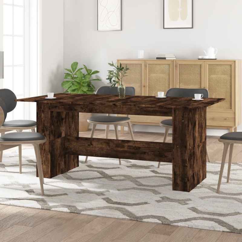 vidaXL Esstisch Räuchereiche 180x90x76 cm Holzwerkstoff vidaXL Esstisch Räuchereiche 180x90x76 cm Holzwerkstoff