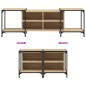 vidaXL TV-Schrank Sonoma-Eiche 153x37x50 cm Holzwerkstoff vidaXL TV-Schrank Sonoma-Eiche 153x37x50 cm Holzwerkstoff