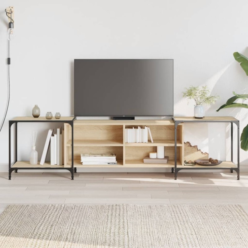 vidaXL TV-Schrank Sonoma-Eiche 203x37x50 cm Holzwerkstoff vidaXL TV-Schrank Sonoma-Eiche 203x37x50 cm Holzwerkstoff