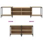 vidaXL TV-Schrank Sonoma-Eiche 203x37x50 cm Holzwerkstoff vidaXL TV-Schrank Sonoma-Eiche 203x37x50 cm Holzwerkstoff