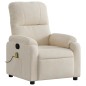 vidaXL Massagesessel Beige Mikrofasergewebe vidaXL Massagesessel Beige Mikrofasergewebe