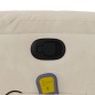 vidaXL Massagesessel Beige Mikrofasergewebe vidaXL Massagesessel Beige Mikrofasergewebe