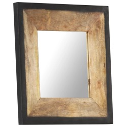 vidaXL Spiegel 50x50 cm Mango Massivholz 