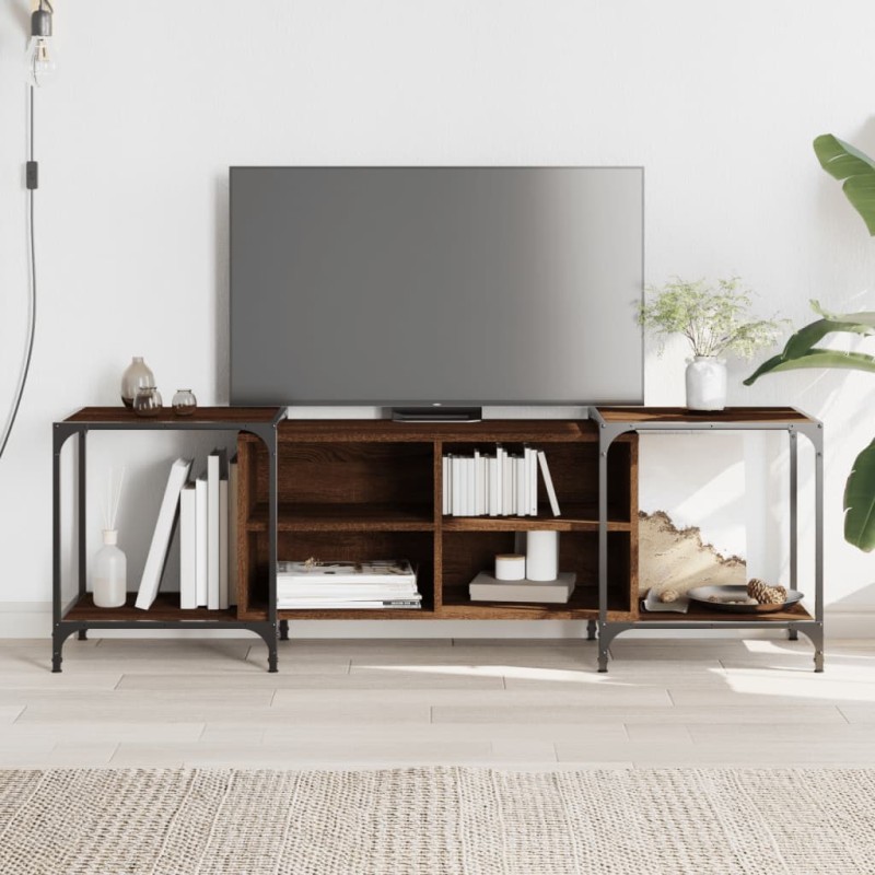 vidaXL TV-Schrank Braun Eichen-Optik 153x37x50 cm Holzwerkstoff vidaXL TV-Schrank Braun Eichen-Optik 153x37x50 cm Holzwerkstoff