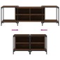 vidaXL TV-Schrank Braun Eichen-Optik 153x37x50 cm Holzwerkstoff vidaXL TV-Schrank Braun Eichen-Optik 153x37x50 cm Holzwerkstoff