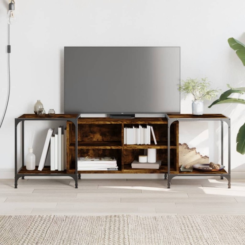 vidaXL TV-Schrank Räuchereiche 153x37x50 cm Holzwerkstoff vidaXL TV-Schrank Räuchereiche 153x37x50 cm Holzwerkstoff