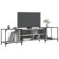 vidaXL TV-Schrank Grau Sonoma 203x37x50 cm Holzwerkstoff vidaXL TV-Schrank Grau Sonoma 203x37x50 cm Holzwerkstoff