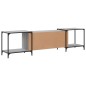 vidaXL TV-Schrank Grau Sonoma 203x37x50 cm Holzwerkstoff vidaXL TV-Schrank Grau Sonoma 203x37x50 cm Holzwerkstoff