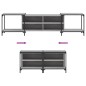 vidaXL TV-Schrank Grau Sonoma 203x37x50 cm Holzwerkstoff vidaXL TV-Schrank Grau Sonoma 203x37x50 cm Holzwerkstoff