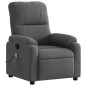 vidaXL Massagesessel Dunkelgrau Mikrofasergewebe vidaXL Massagesessel Dunkelgrau Mikrofasergewebe