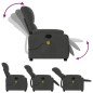 vidaXL Massagesessel Dunkelgrau Mikrofasergewebe vidaXL Massagesessel Dunkelgrau Mikrofasergewebe