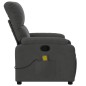 vidaXL Massagesessel Dunkelgrau Mikrofasergewebe vidaXL Massagesessel Dunkelgrau Mikrofasergewebe
