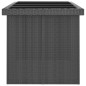 7-tlg. Garten-Essgruppe mit Auflagen Poly Rattan Schwarz 7-tlg. Garten-Essgruppe mit Auflagen Poly Rattan Schwarz