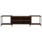 vidaXL TV-Schrank Braun Eichen-Optik 203x37x50 cm Holzwerkstoff vidaXL TV-Schrank Braun Eichen-Optik 203x37x50 cm Holzwerkstoff