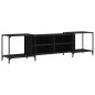 vidaXL TV-Schrank Schwarz 203x37x50 cm Holzwerkstoff vidaXL TV-Schrank Schwarz 203x37x50 cm Holzwerkstoff