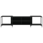 vidaXL TV-Schrank Schwarz 203x37x50 cm Holzwerkstoff vidaXL TV-Schrank Schwarz 203x37x50 cm Holzwerkstoff