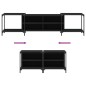 vidaXL TV-Schrank Schwarz 203x37x50 cm Holzwerkstoff vidaXL TV-Schrank Schwarz 203x37x50 cm Holzwerkstoff