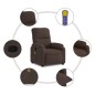 vidaXL Massagesessel Braun Mikrofasergewebe vidaXL Massagesessel Braun Mikrofasergewebe