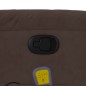 vidaXL Massagesessel Braun Mikrofasergewebe vidaXL Massagesessel Braun Mikrofasergewebe