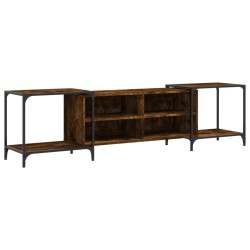 vidaXL TV-Schrank Räuchereiche 203x37x50 cm Holzwerkstoff