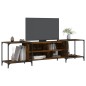 vidaXL TV-Schrank Räuchereiche 203x37x50 cm Holzwerkstoff vidaXL TV-Schrank Räuchereiche 203x37x50 cm Holzwerkstoff
