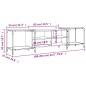 vidaXL TV-Schrank Räuchereiche 203x37x50 cm Holzwerkstoff vidaXL TV-Schrank Räuchereiche 203x37x50 cm Holzwerkstoff