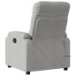 vidaXL Massagesessel Hellgrau Mikrofasergewebe vidaXL Massagesessel Hellgrau Mikrofasergewebe