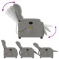 vidaXL Massagesessel Hellgrau Mikrofasergewebe vidaXL Massagesessel Hellgrau Mikrofasergewebe