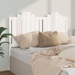 vidaXL Kopfteil Weiß 146x4x110 cm Massivholz Kiefer