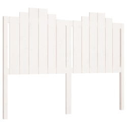 vidaXL Kopfteil Weiß 146x4x110 cm Massivholz Kiefer