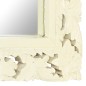 vidaXL Spiegel Handgeschnitzt Weiß 110x50 cm Massivholz Mango vidaXL Spiegel Handgeschnitzt Weiß 110x50 cm Massivholz Mango