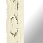 vidaXL Spiegel Handgeschnitzt Weiß 110x50 cm Massivholz Mango vidaXL Spiegel Handgeschnitzt Weiß 110x50 cm Massivholz Mango