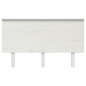 vidaXL Kopfteil Weiß 184x6x82,5 cm Massivholz Kiefer
