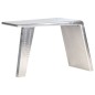 vidaXL Schreibtisch Flugzeugflügel-Optik Silbern 112x50x76 cm Metall vidaXL Schreibtisch Flugzeugflügel-Optik Silbern 112x50x76 cm Metall