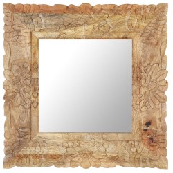 vidaXL Spiegel 50x50 cm Massivholz Mango 