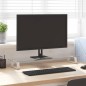 vidaXL Monitorständer Weiß 80x20x8 cm Hartglas und Metall vidaXL Monitorständer Weiß 80x20x8 cm Hartglas und Metall