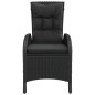 11-tlg. Garten-Essgruppe Poly Rattan Schwarz 11-tlg. Garten-Essgruppe Poly Rattan Schwarz