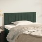 vidaXL Kopfteil Dunkelgrün 80x5x78/88 cm Samt