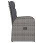 vidaXL 9-tlg. Garten-Essgruppe mit Kissen Poly Rattan Grau vidaXL 9-tlg. Garten-Essgruppe mit Kissen Poly Rattan Grau