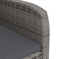 vidaXL 9-tlg. Garten-Essgruppe mit Kissen Poly Rattan Grau vidaXL 9-tlg. Garten-Essgruppe mit Kissen Poly Rattan Grau