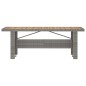 vidaXL 9-tlg. Garten-Essgruppe mit Kissen Poly Rattan Grau vidaXL 9-tlg. Garten-Essgruppe mit Kissen Poly Rattan Grau