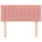 vidaXL Kopfteil Rosa 80x5x78/88 cm Samt vidaXL Kopfteil Rosa 80x5x78/88 cm Samt