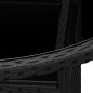 3-tlg. Garten-Bistro-Set Poly Rattan Schwarz 3-tlg. Garten-Bistro-Set Poly Rattan Schwarz