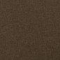 vidaXL Bettgestell mit Kopfteil Dunkelbraun 90x200 cm Stoff vidaXL Bettgestell mit Kopfteil Dunkelbraun 90x200 cm Stoff